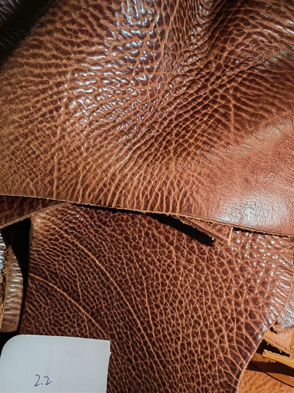 Leather material detail